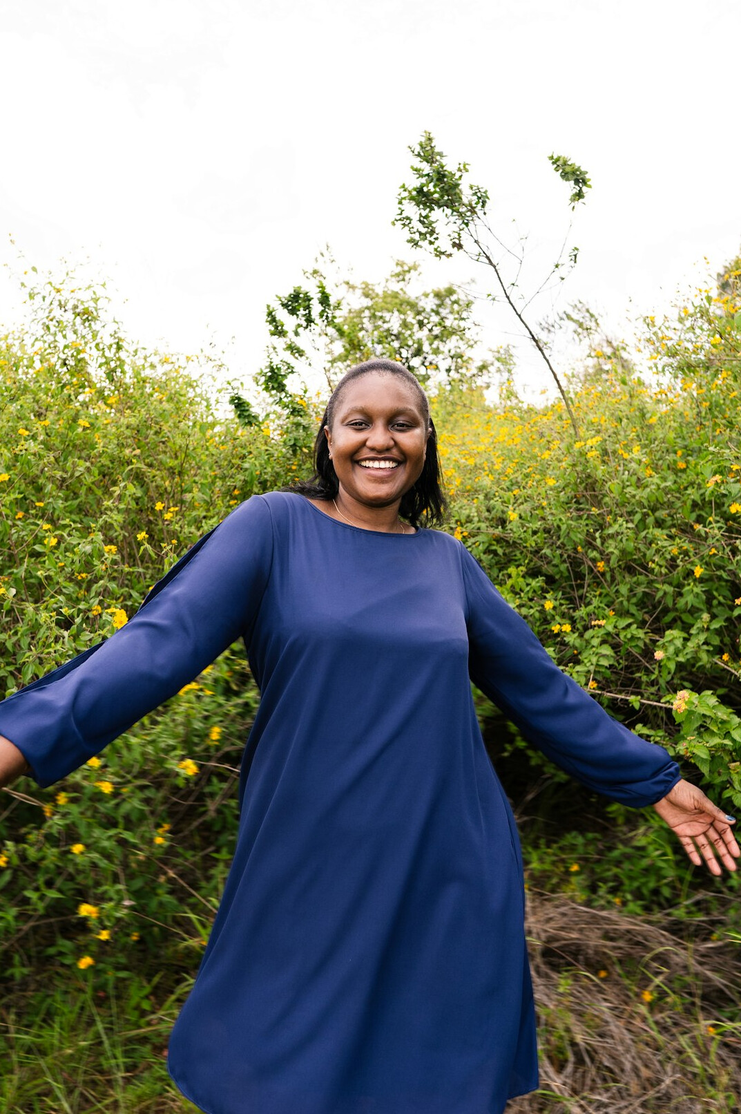 Portrait of smiling young woman